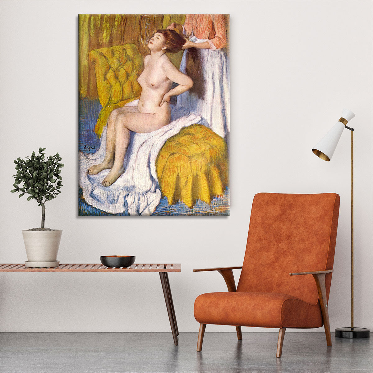 The Body Care by Degas Canvas Print or Poster - Canvas Art Rocks - 6