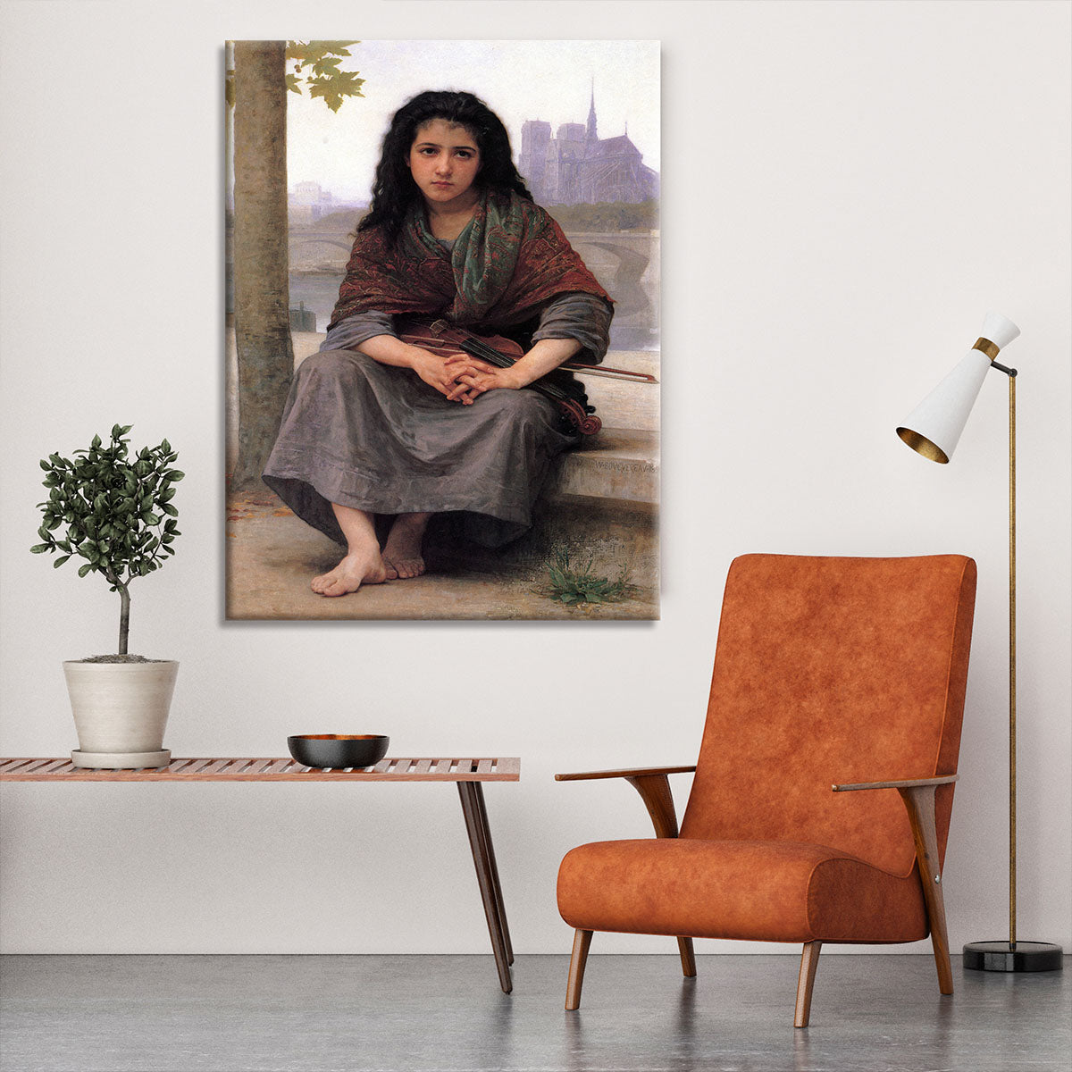 The Bohemian By Bouguereau Canvas Print or Poster - Canvas Art Rocks - 6