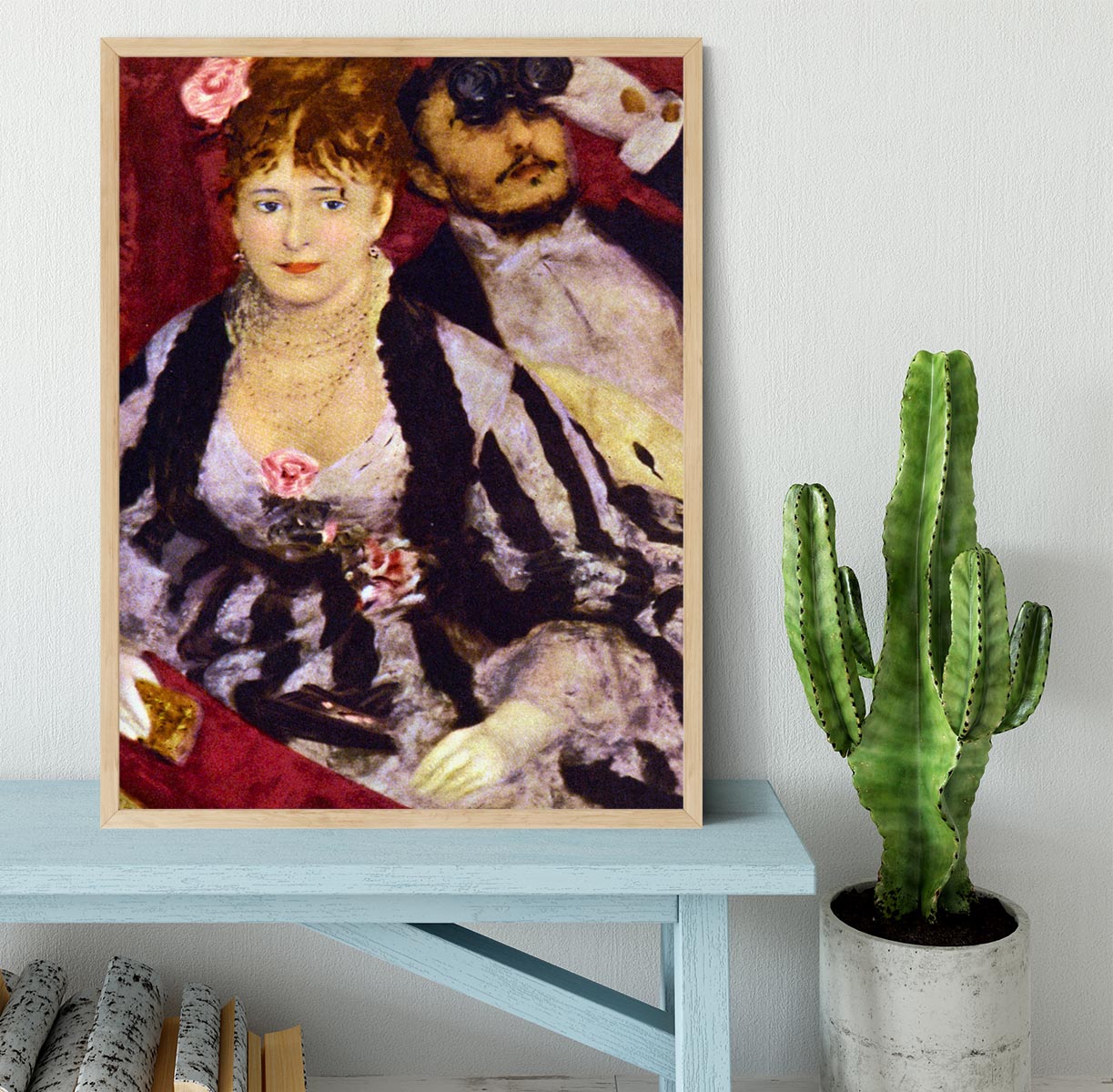 The Box by Renoir Framed Print - Canvas Art Rocks - 4