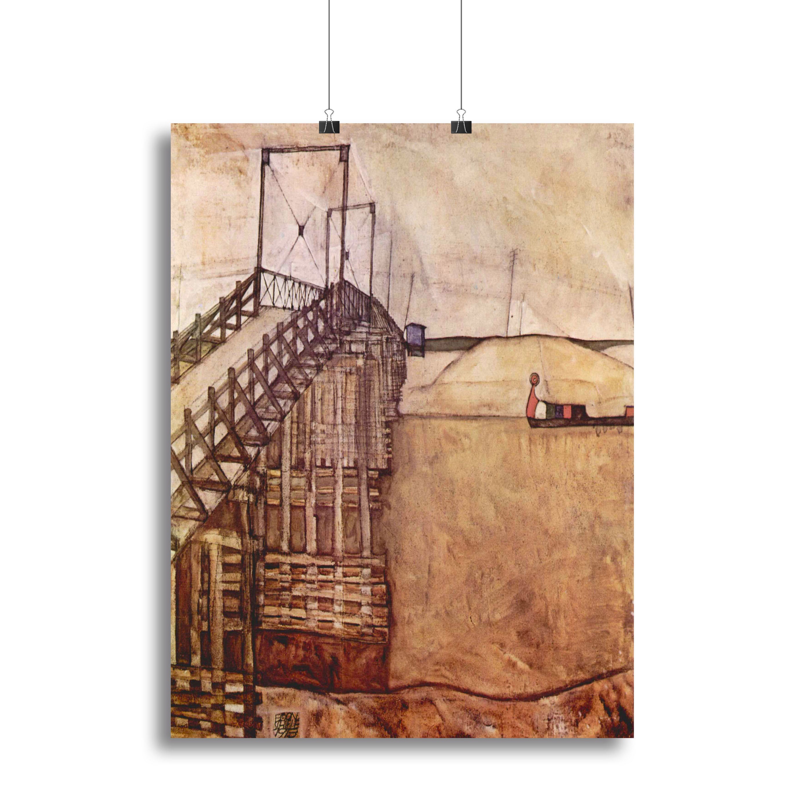 The Bridge by Egon Schiele Canvas Print or Poster - Canvas Art Rocks - 2