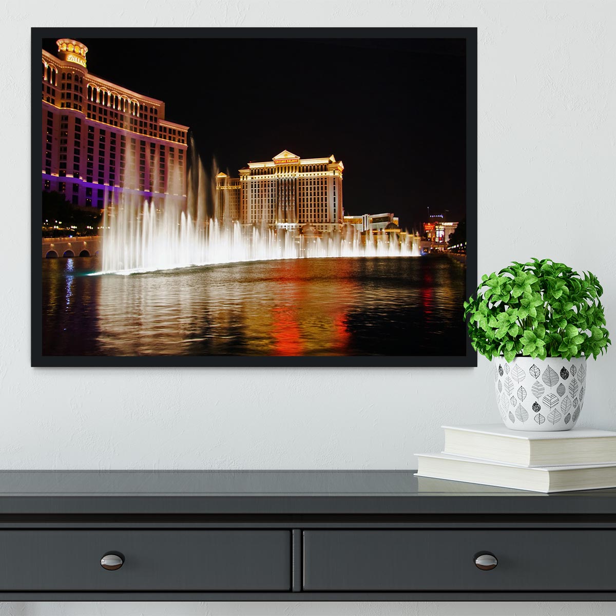 The Caesars Palace Hotel Framed Print - Canvas Art Rocks - 2