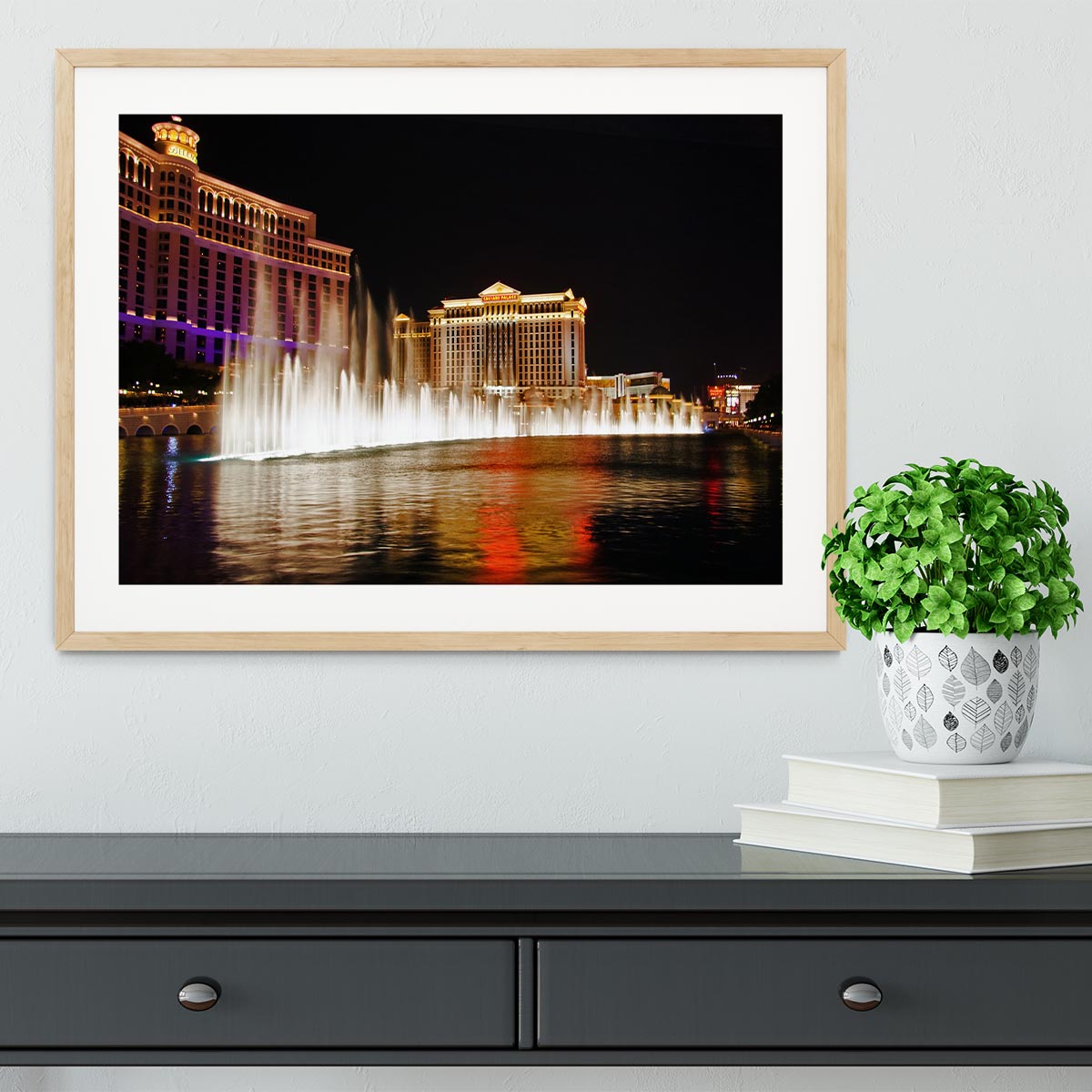 The Caesars Palace Hotel Framed Print - Canvas Art Rocks - 3