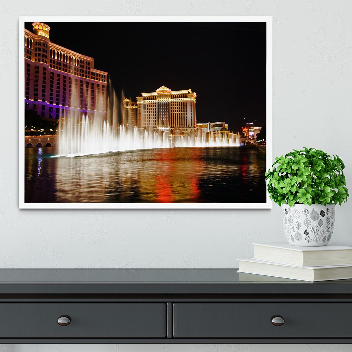 The Caesars Palace Hotel Framed Print - Canvas Art Rocks -6