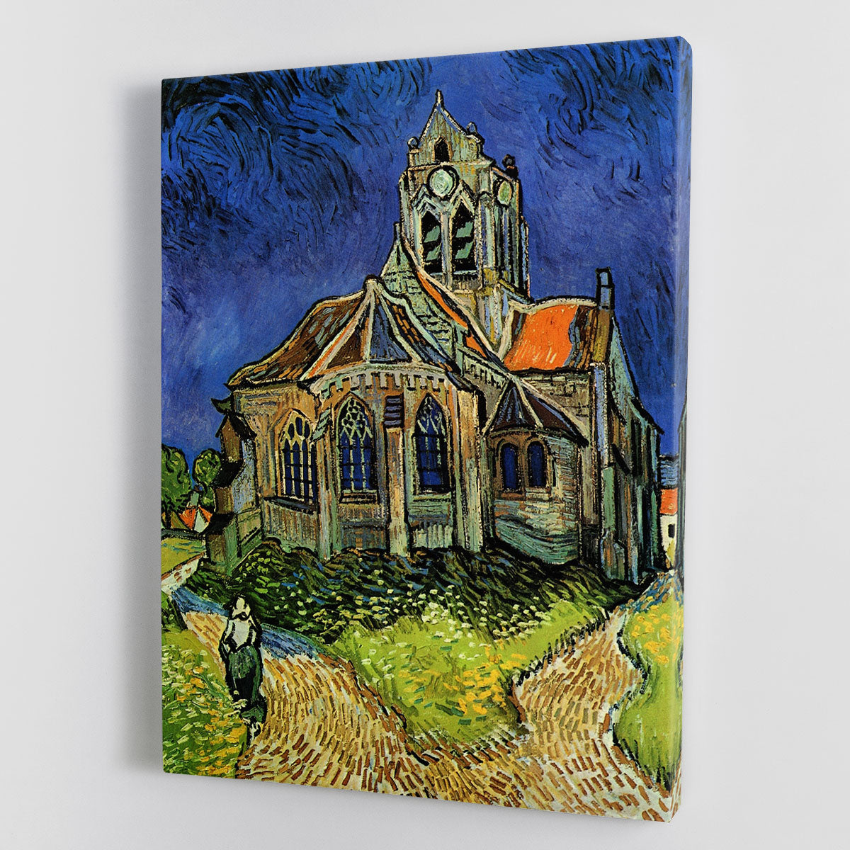 The Church at Auvers by Van Gogh Canvas Print or Poster - Canvas Art Rocks - 1