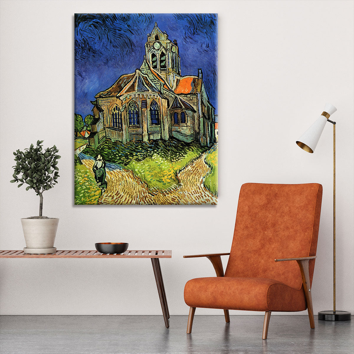 The Church at Auvers by Van Gogh Canvas Print or Poster - Canvas Art Rocks - 6