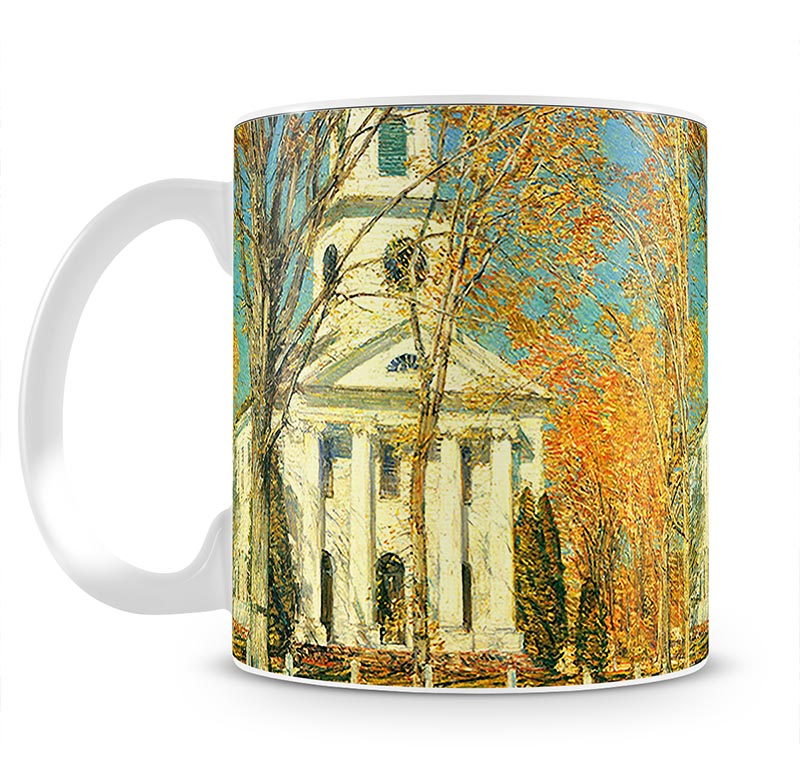 The Church of Old Lyme Connecticut 2 by Hassam Mug - Canvas Art Rocks - 1