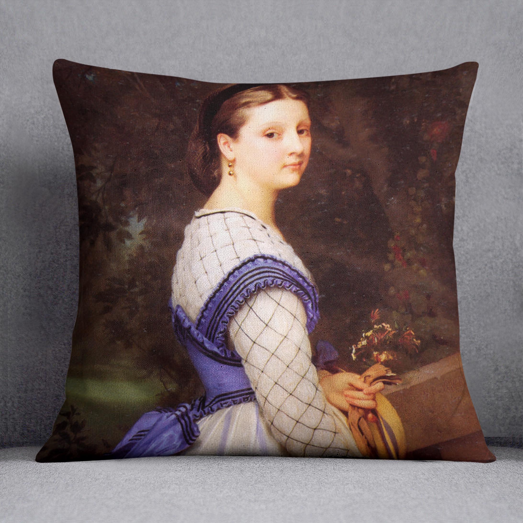 The Countess de Montholon By Bouguereau Cushion