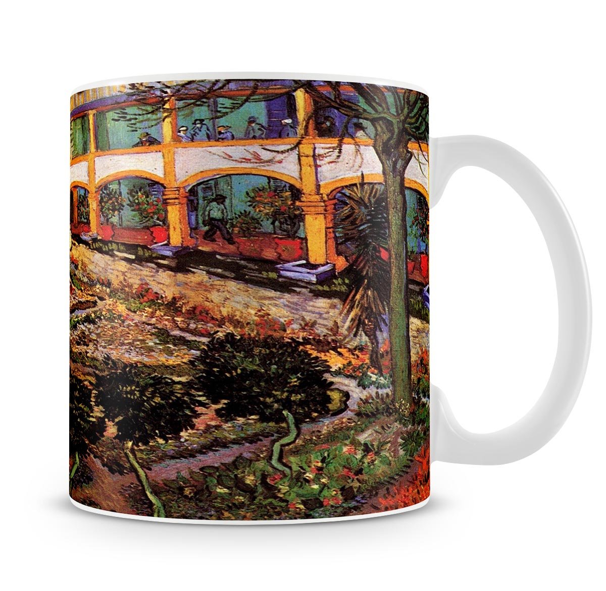 The Courtyard of the Hospital at Arles by Van Gogh Mug - Canvas Art Rocks - 4