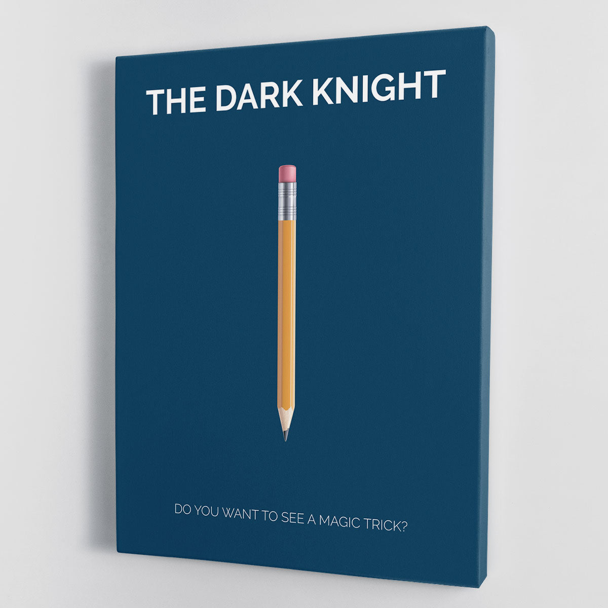 The Dark Knight Minimal Movie Canvas Print or Poster - Canvas Art Rocks - 1