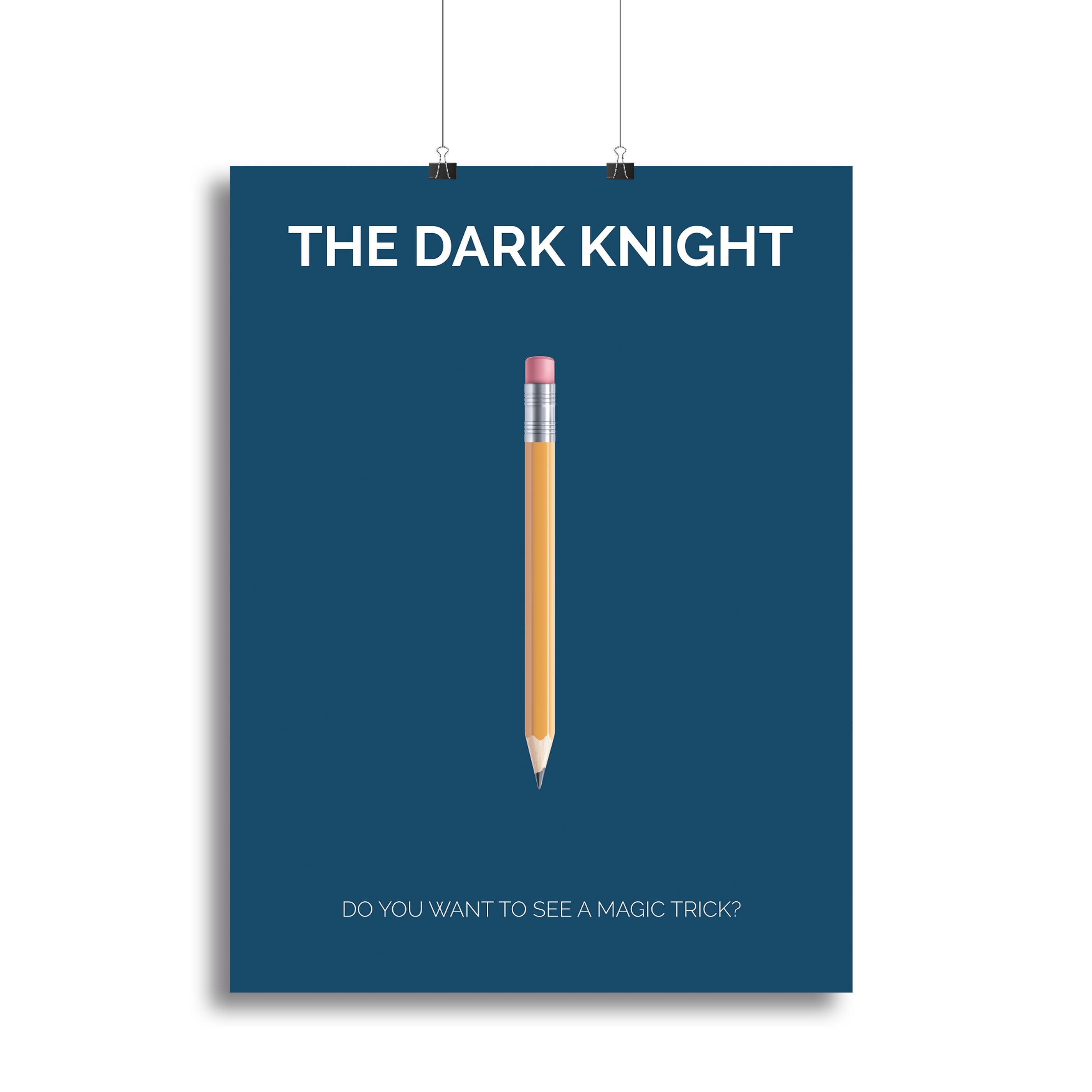 The Dark Knight Minimal Movie Canvas Print or Poster - Canvas Art Rocks - 2
