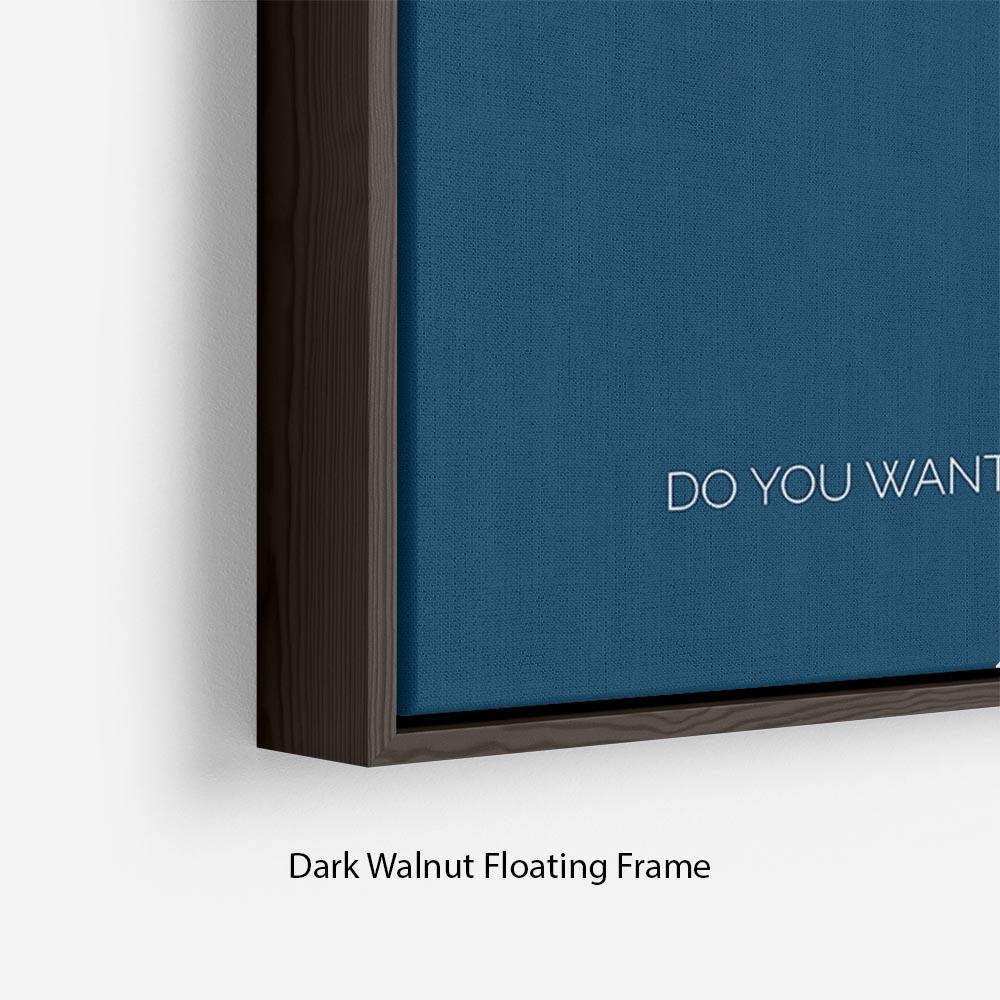 The Dark Knight Minimal Movie Floating Frame Canvas - Canvas Art Rocks - 6