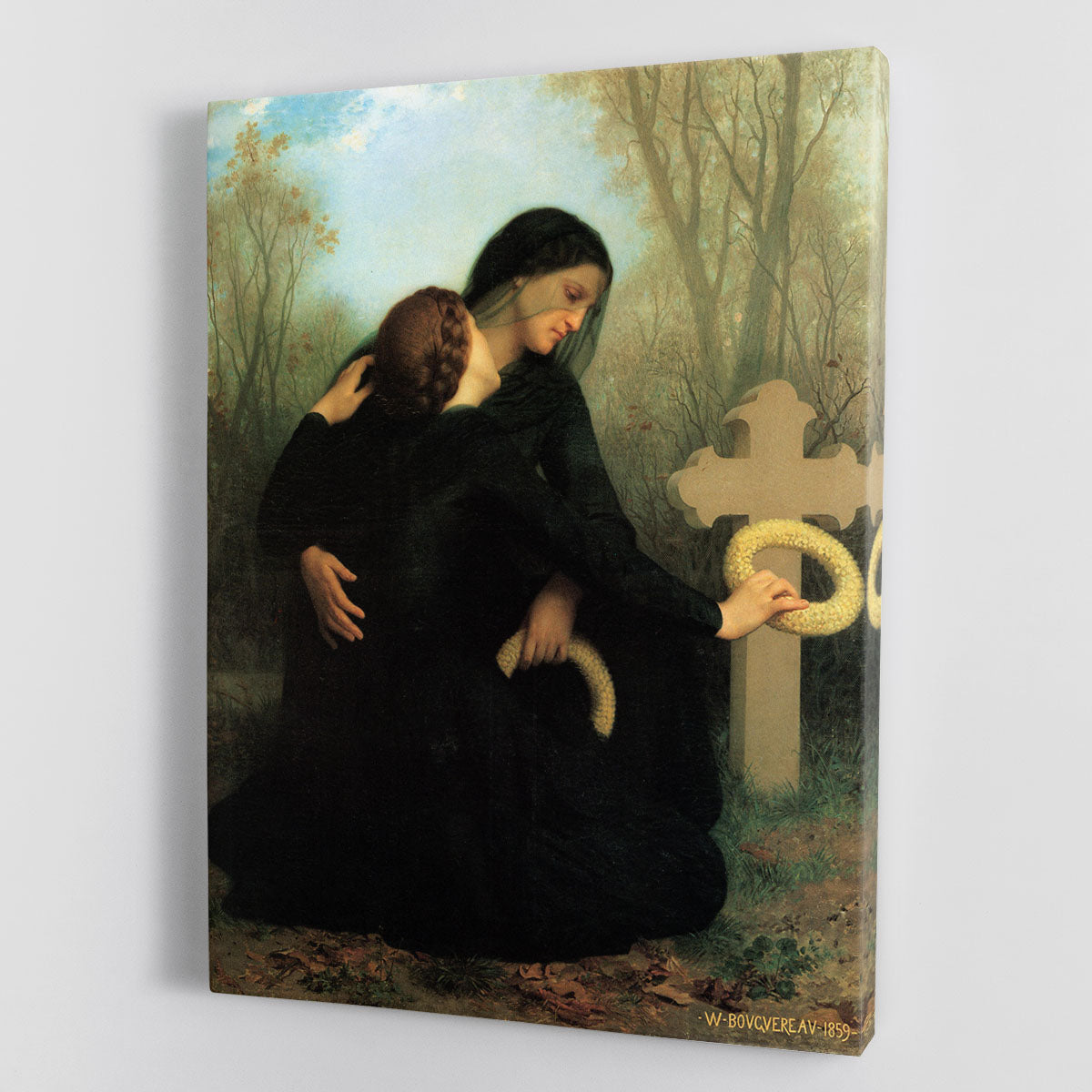 The Day of the Dead By Bouguereau Canvas Print or Poster - Canvas Art Rocks - 1