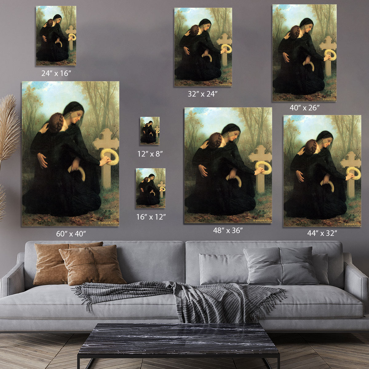 The Day of the Dead By Bouguereau Canvas Print or Poster - Canvas Art Rocks - 7