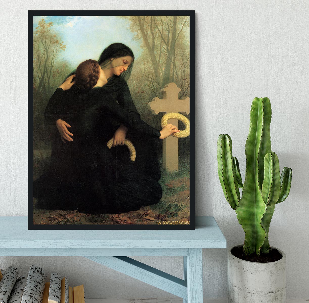The Day of the Dead By Bouguereau Framed Print - Canvas Art Rocks - 2