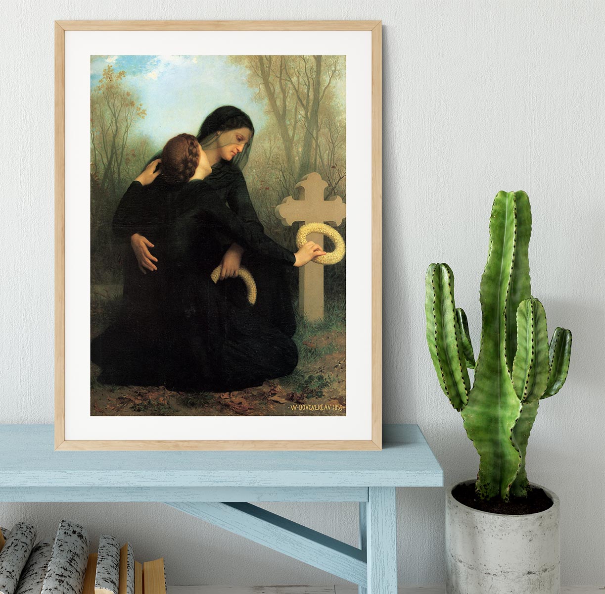The Day of the Dead By Bouguereau Framed Print - Canvas Art Rocks - 3