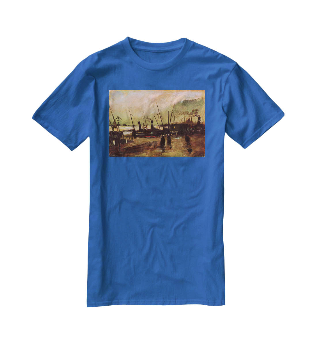 The De Ruijterkade in Amsterdam by Van Gogh T-Shirt - Canvas Art Rocks - 2