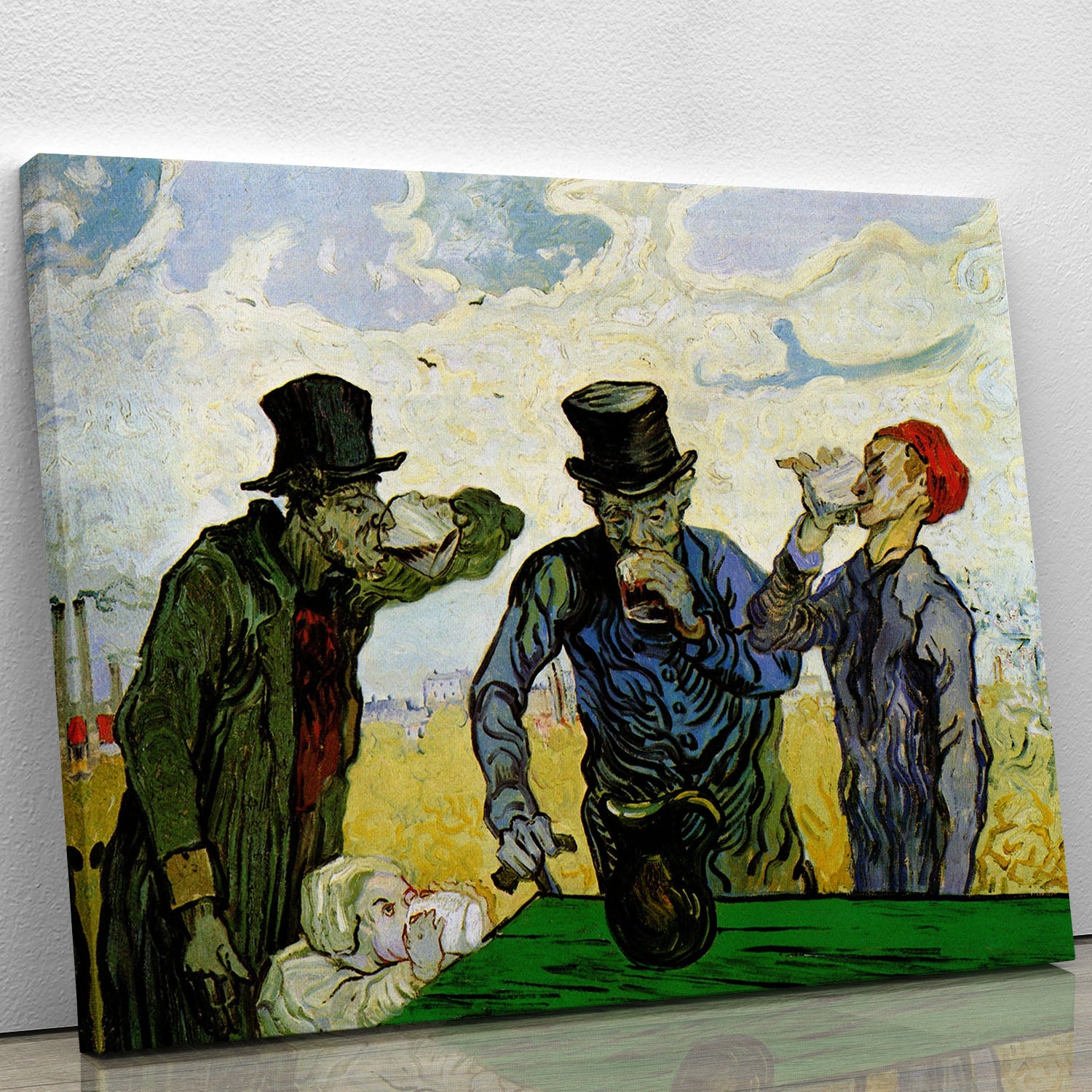 The Drinkers by Van Gogh Canvas Print or Poster - Canvas Art Rocks - 1