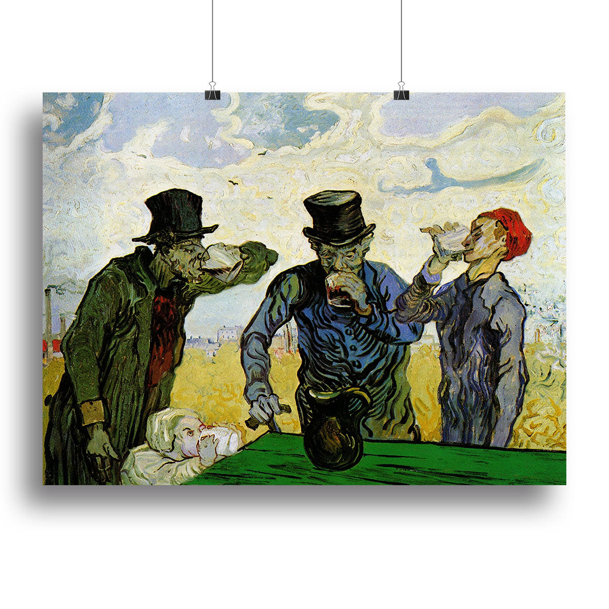 The Drinkers by Van Gogh Canvas Print or Poster - Canvas Art Rocks - 2