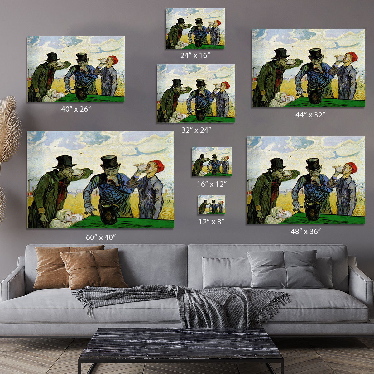 The Drinkers by Van Gogh Canvas Print or Poster - Canvas Art Rocks - 7