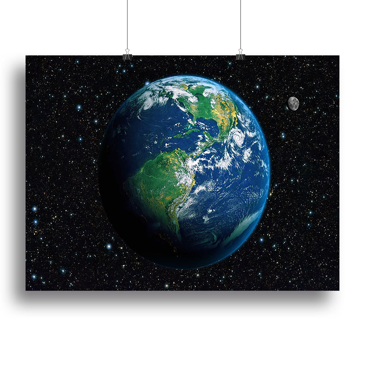 The Earth from space Canvas Print or Poster - Canvas Art Rocks - 2