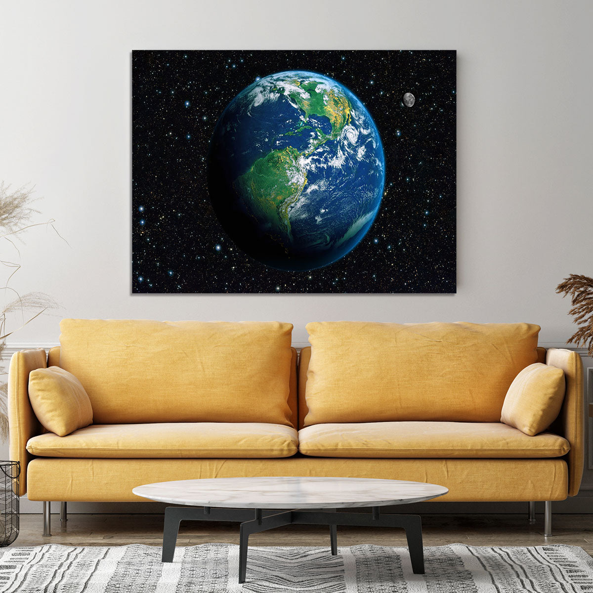 The Earth from space Canvas Print or Poster - Canvas Art Rocks - 4