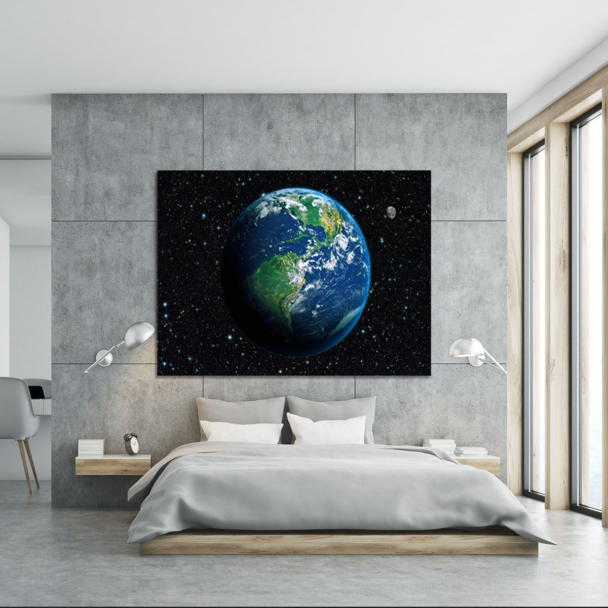 The Earth from space Canvas Print or Poster - Canvas Art Rocks - 5