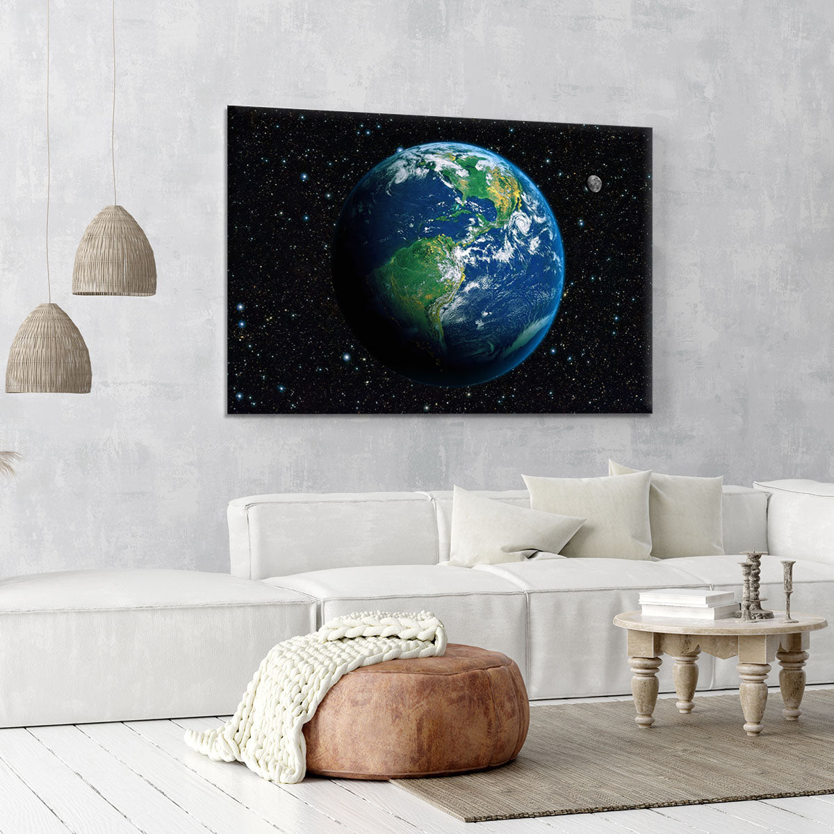 The Earth from space Canvas Print or Poster - Canvas Art Rocks - 6