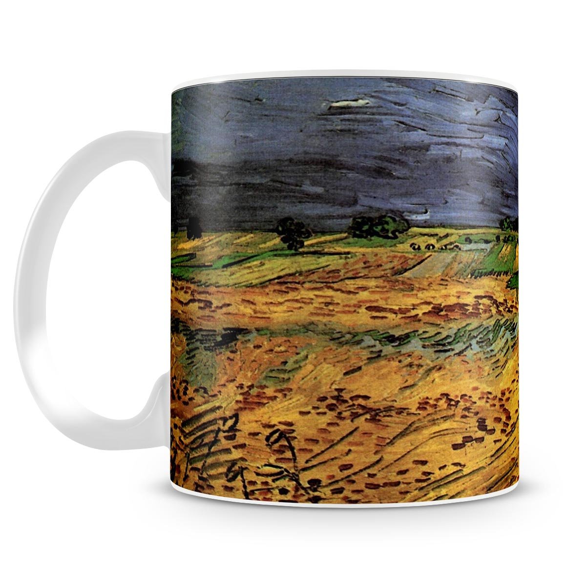 The Fields by Van Gogh Mug - Canvas Art Rocks - 4