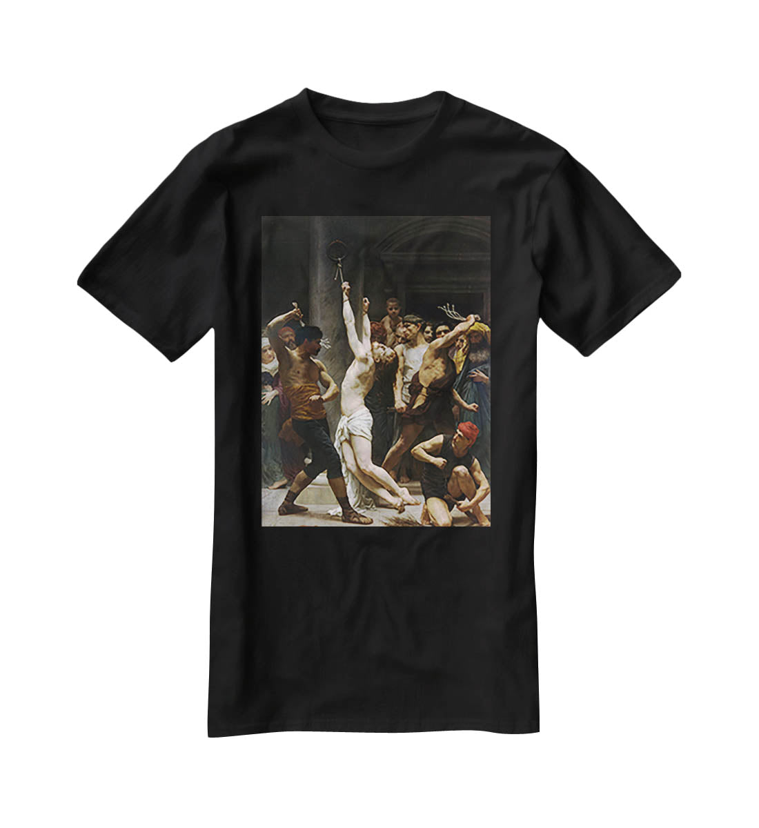 The Flagellation of Our Lord Jesus Christ By Bouguereau T-Shirt - Canvas Art Rocks - 1