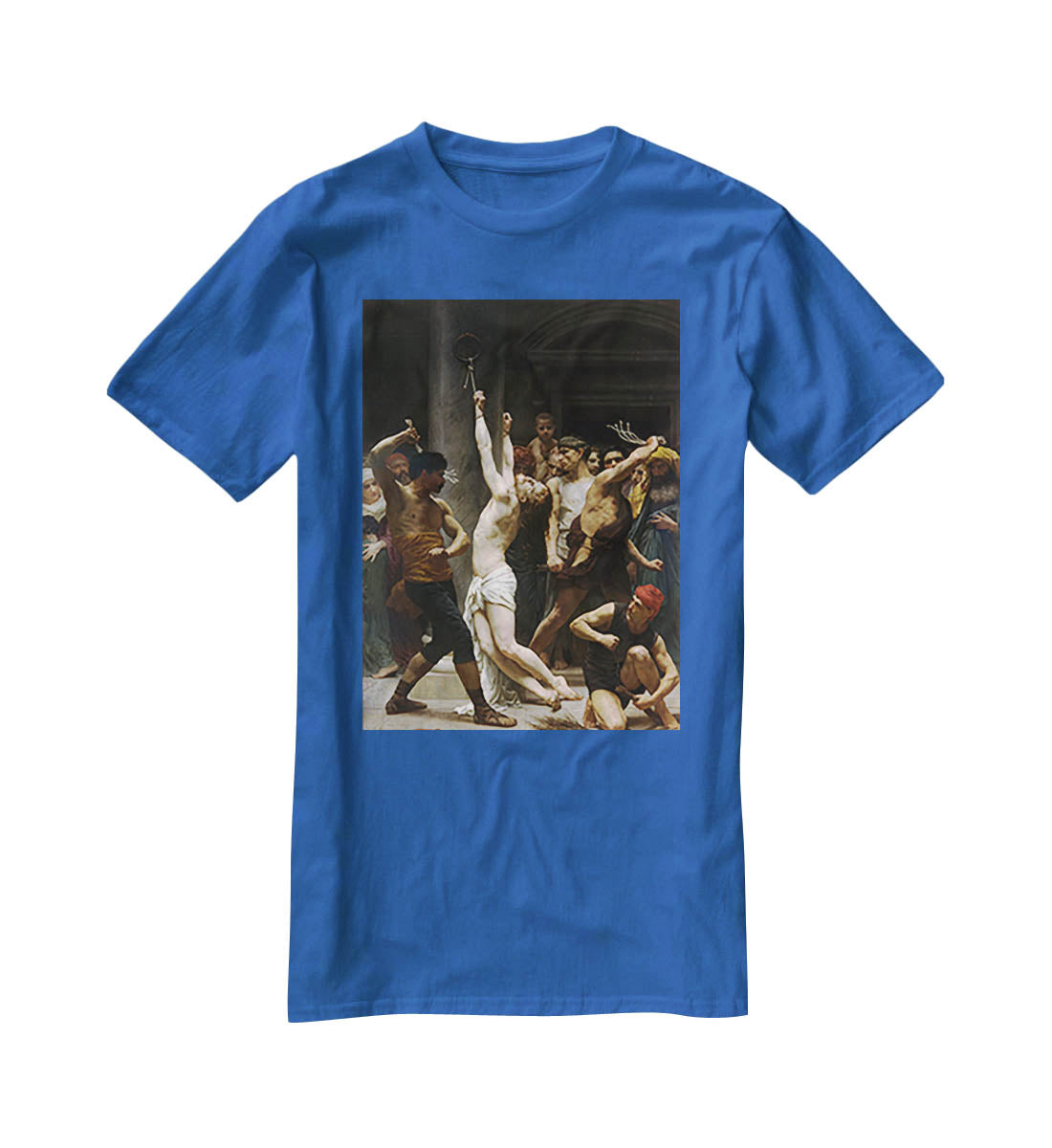 The Flagellation of Our Lord Jesus Christ By Bouguereau T-Shirt - Canvas Art Rocks - 2