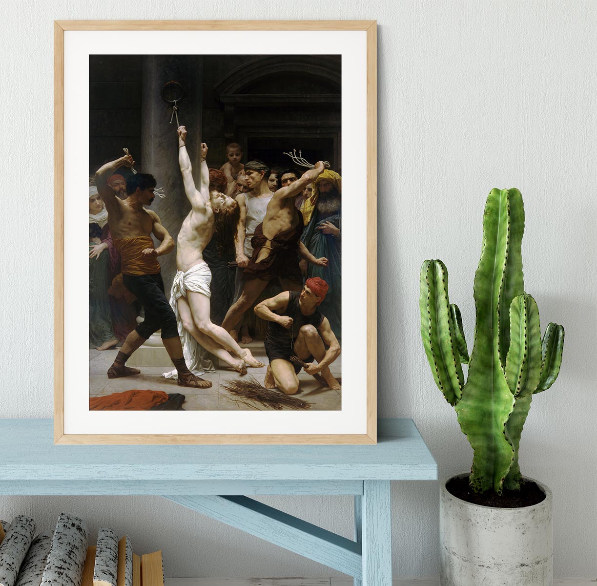 The Flagellation of Our Lord Jesus Christ By Bouguereau Framed Print - Canvas Art Rocks - 3