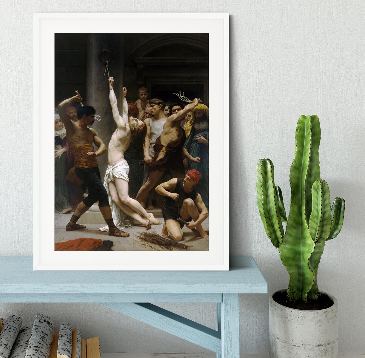 The Flagellation of Our Lord Jesus Christ By Bouguereau Framed Print - Canvas Art Rocks - 5