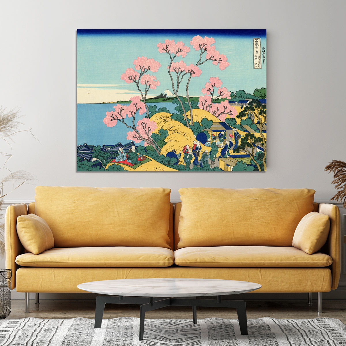 The Fuji from Gotenyama by Hokusai Canvas Print or Poster - Canvas Art Rocks - 4