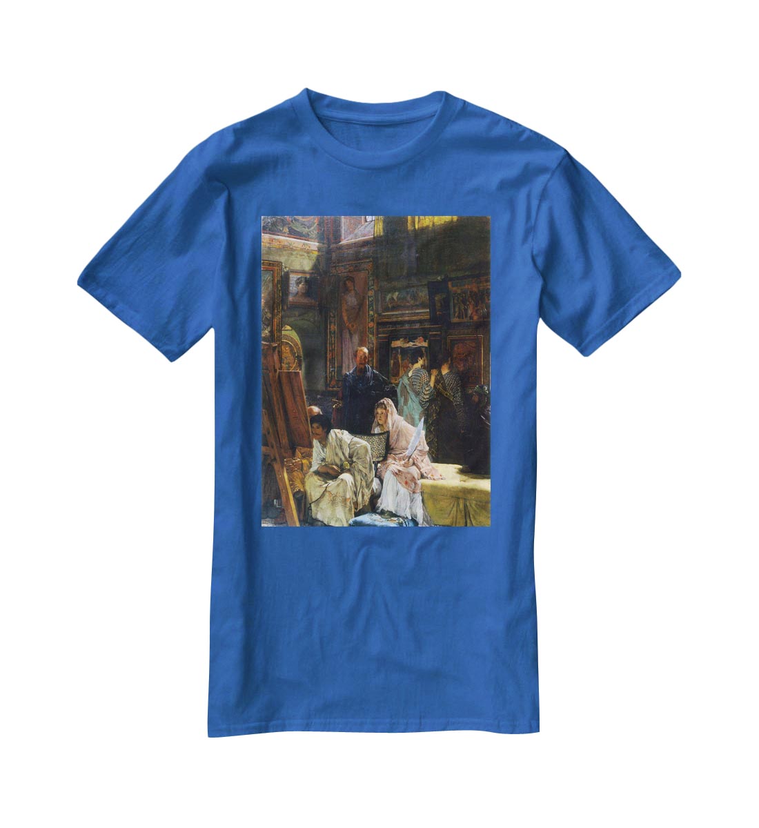 The Gallery by Alma Tadema T-Shirt - Canvas Art Rocks - 2