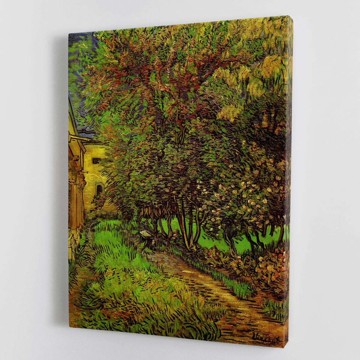 The Garden of Saint-Paul Hospital by Van Gogh Canvas Print or Poster - Canvas Art Rocks - 1
