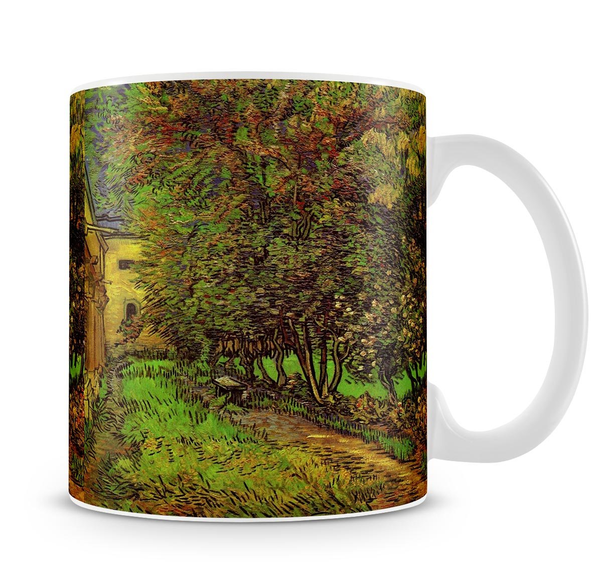 The Garden of Saint-Paul Hospital by Van Gogh Mug - Canvas Art Rocks - 4