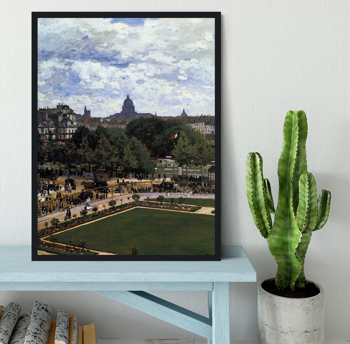 The Garden of the Infanta by Monet Framed Print - Canvas Art Rocks - 2