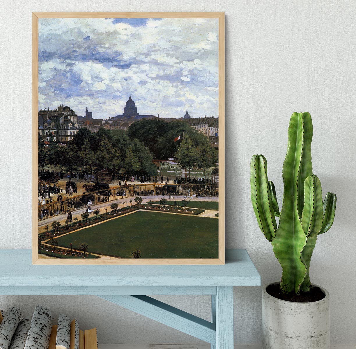 The Garden of the Infanta by Monet Framed Print - Canvas Art Rocks - 4