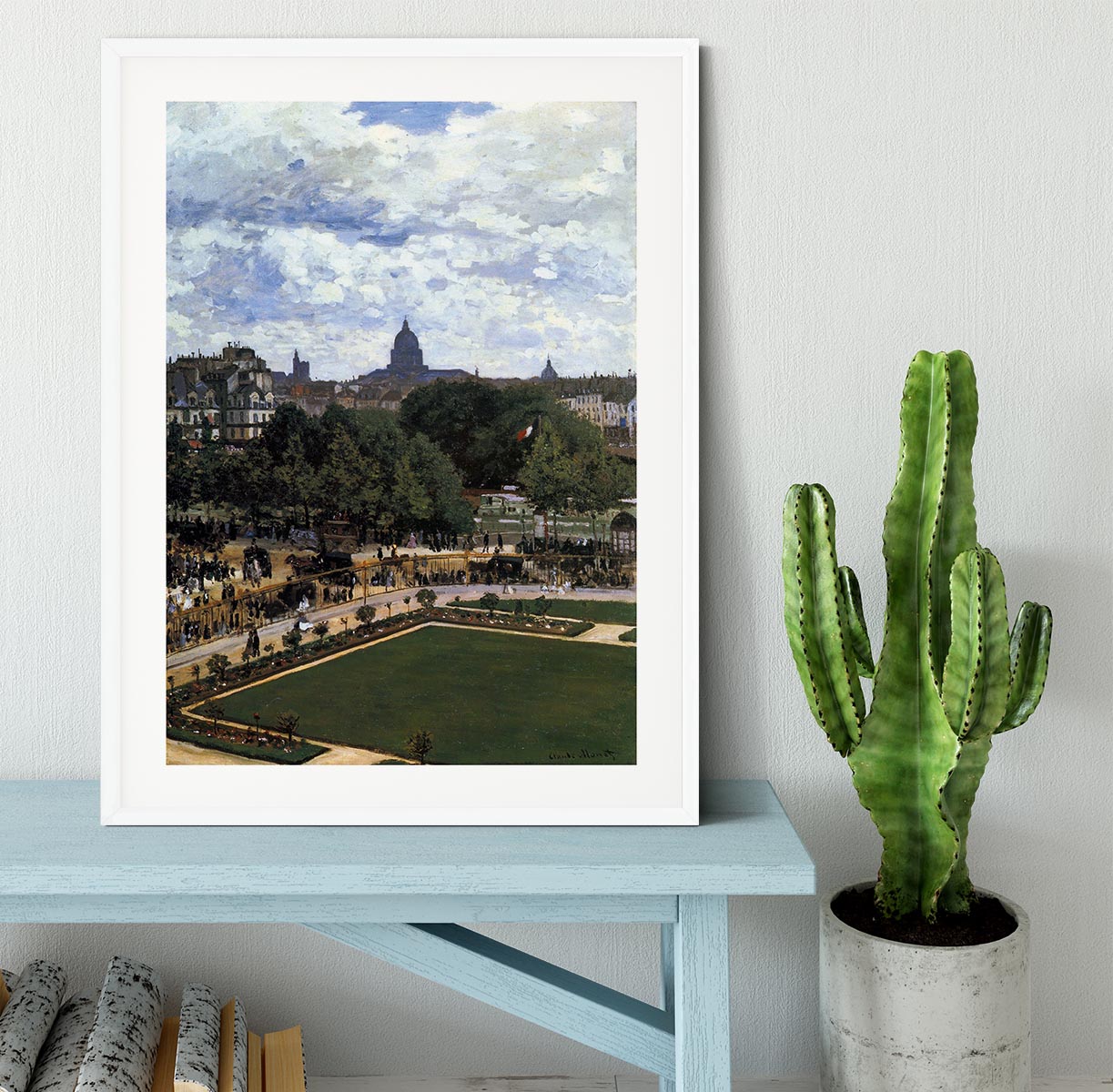 The Garden of the Infanta by Monet Framed Print - Canvas Art Rocks - 5