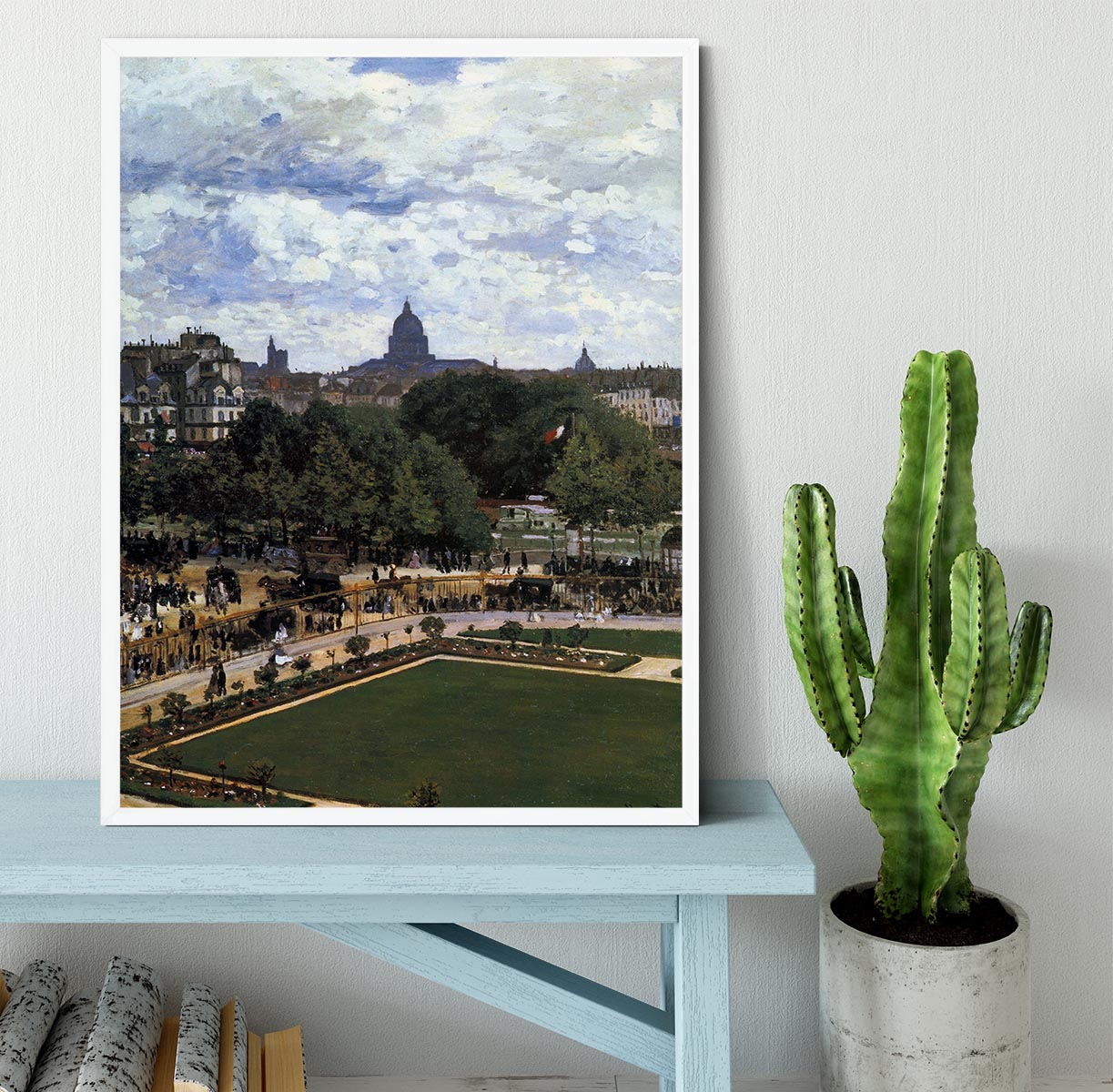 The Garden of the Infanta by Monet Framed Print - Canvas Art Rocks -6