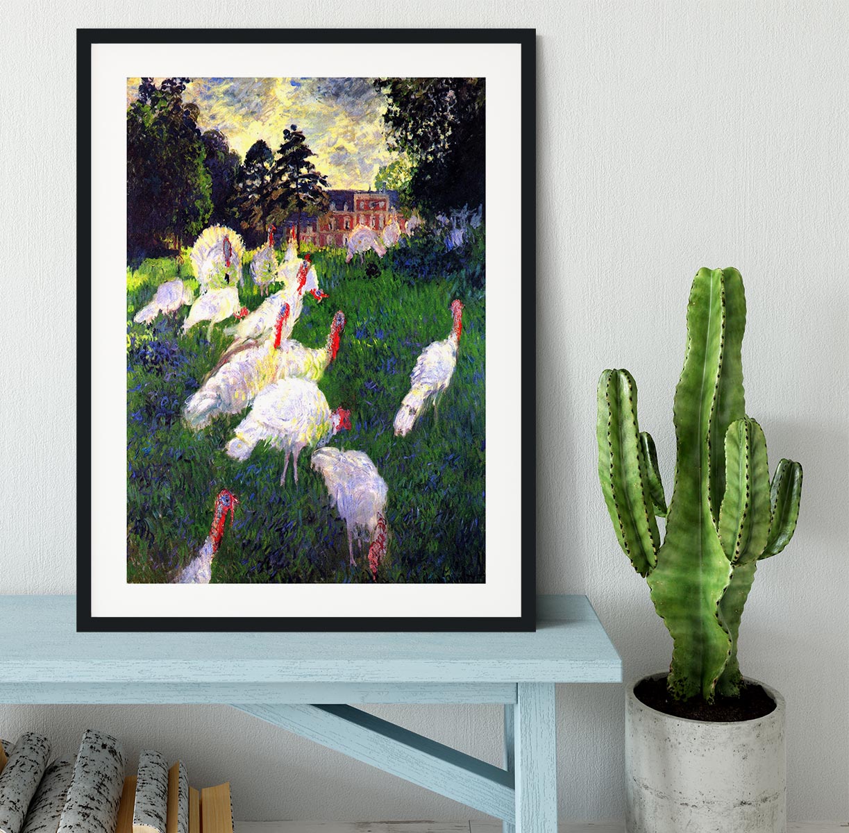 The Gobbler by Monet Framed Print - Canvas Art Rocks - 1