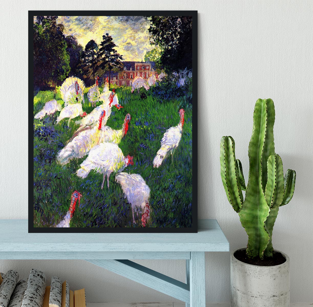 The Gobbler by Monet Framed Print - Canvas Art Rocks - 2