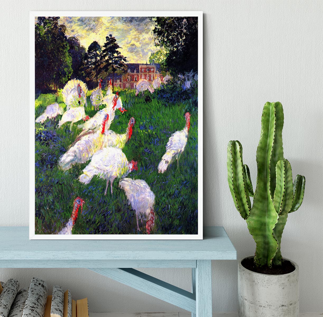 The Gobbler by Monet Framed Print - Canvas Art Rocks -6
