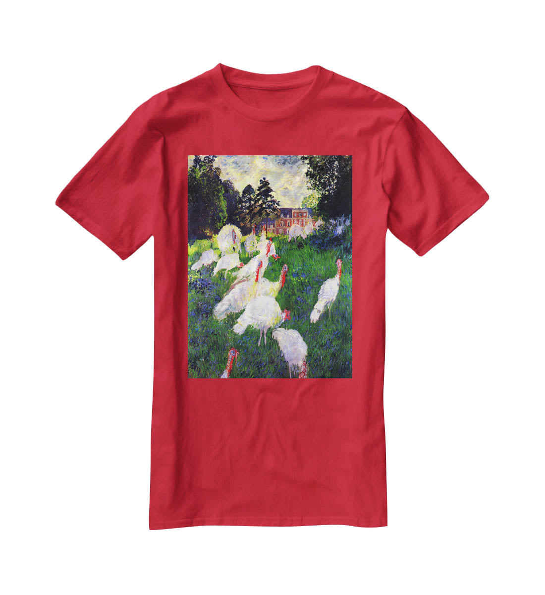 The Gobbler by Monet T-Shirt - Canvas Art Rocks - 4