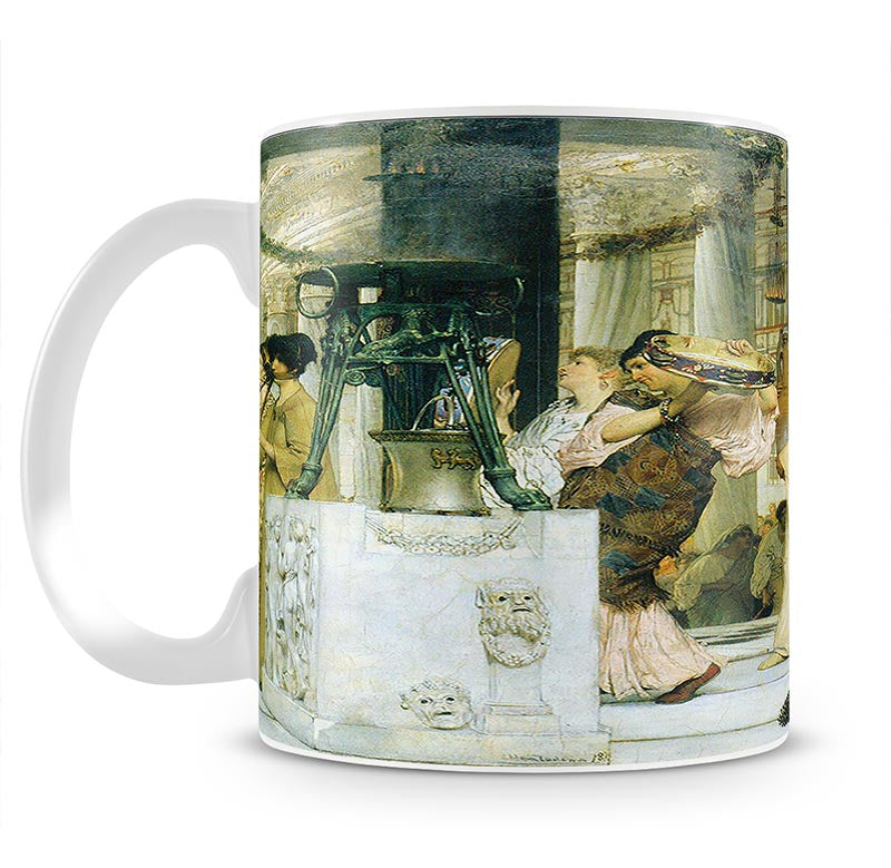 The Grape Harvest Festival detail 1 by Alma Tadema Mug - Canvas Art Rocks - 1