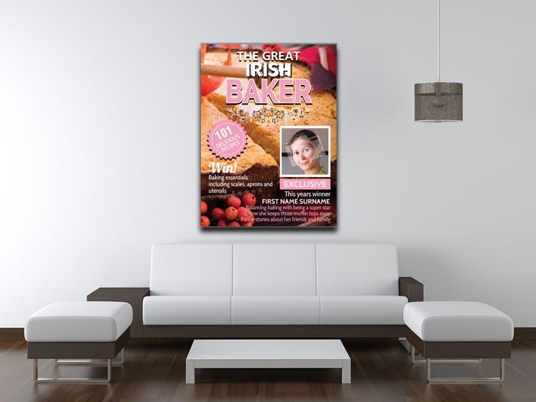 The Great Baker Magazine Cover Spoof Canvas Print