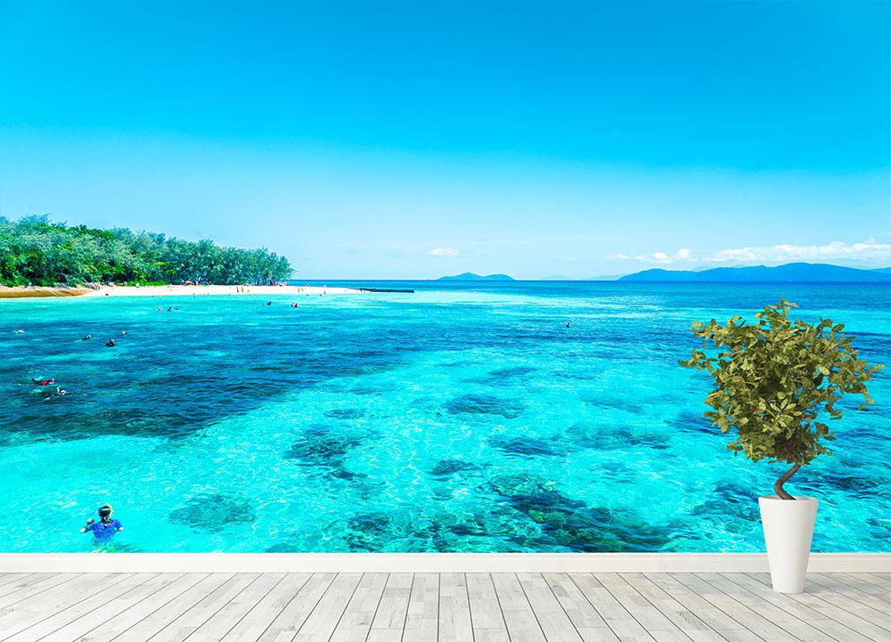The Great Barrier Reef Wall Mural Wallpaper - Canvas Art Rocks - 4