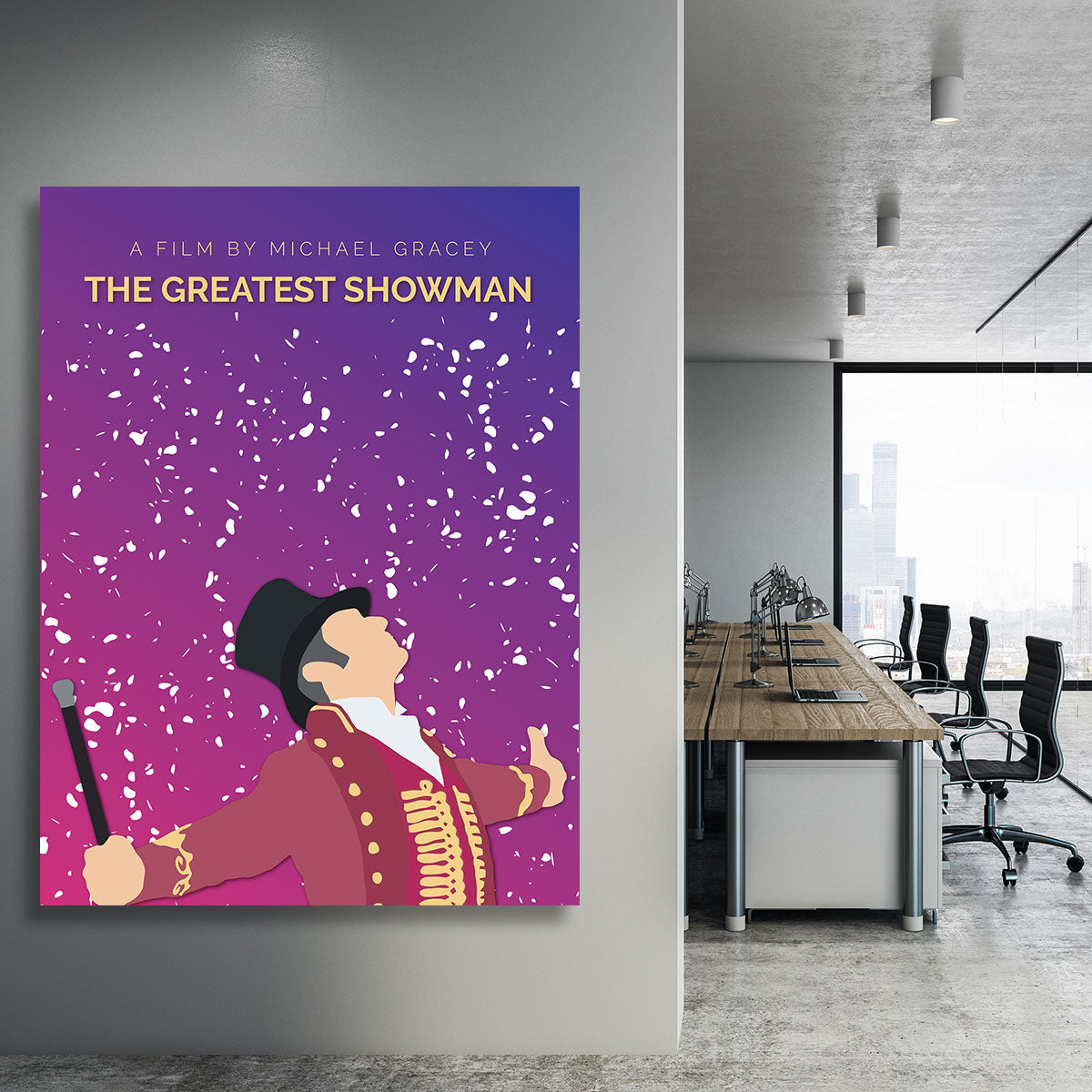 The Greatest Showman Minimal Movie Canvas Print or Poster - Canvas Art Rocks - 3