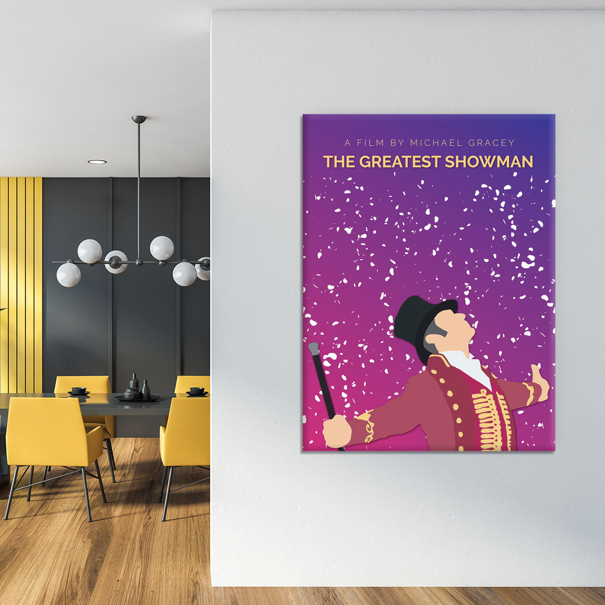 The Greatest Showman Minimal Movie Canvas Print or Poster - Canvas Art Rocks - 4
