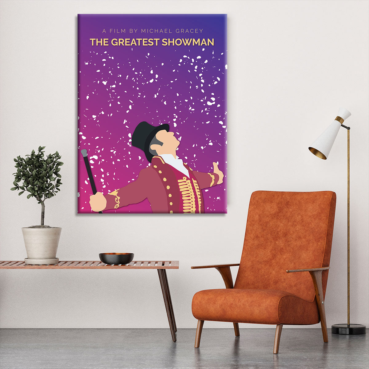 The Greatest Showman Minimal Movie Canvas Print or Poster - Canvas Art Rocks - 6